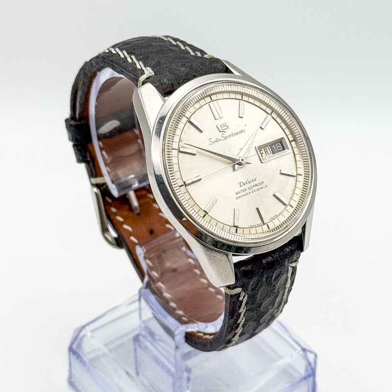 Seiko Seiko - Sportsmatic Deluxe 直輪 (Chokurin) – Straight Circle - No reserve price - 7606-7000 - Men - 1965 vintage watch - image 4