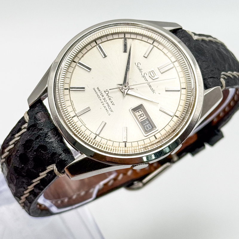 Seiko Seiko - Sportsmatic Deluxe 直輪 (Chokurin) – Straight Circle - No reserve price - 7606-7000 - Men - 1965 vintage watch - image 9