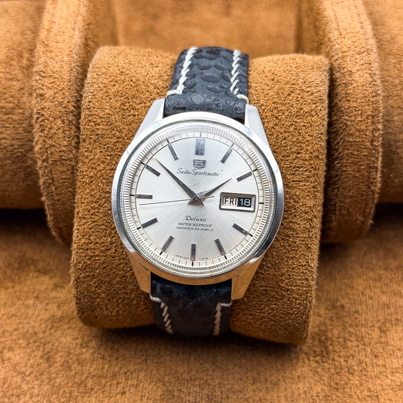 Seiko Seiko - Sportsmatic Deluxe 直輪 (Chokurin) – Straight Circle - No reserve price - 7606-7000 - Men - 1965 vintage watch - image 8