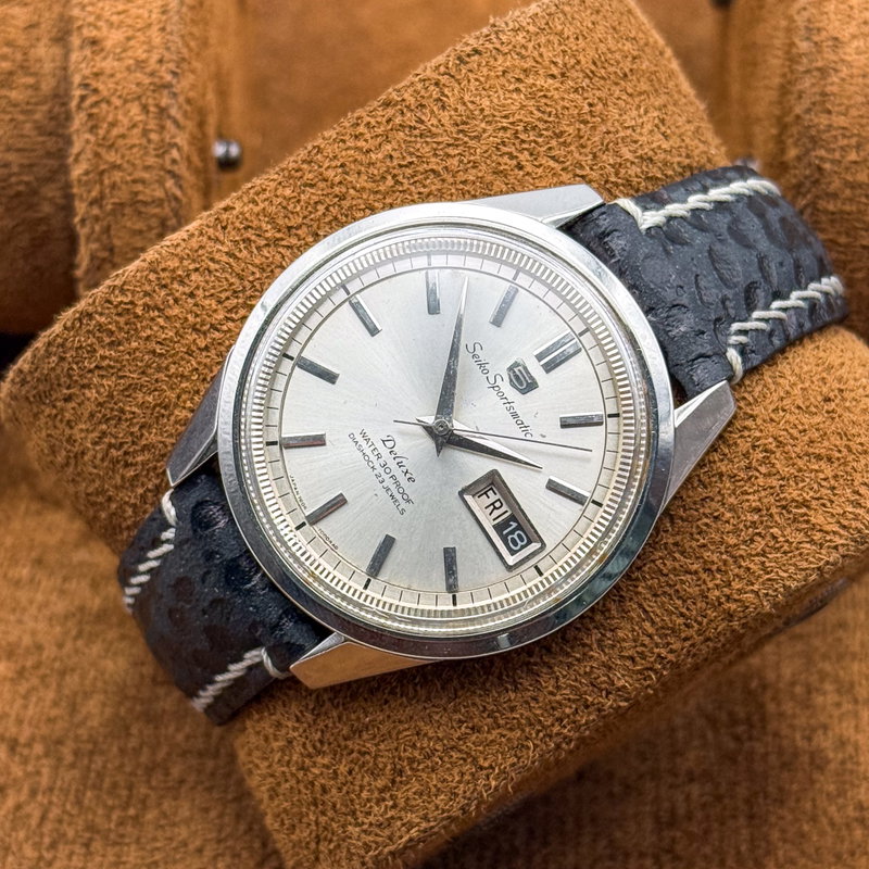 Seiko Seiko - Sportsmatic Deluxe 直輪 (Chokurin) – Straight Circle - No reserve price - 7606-7000 - Men - 1965 vintage watch - image 13