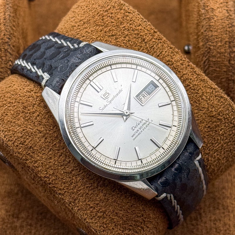 Seiko Seiko - Sportsmatic Deluxe 直輪 (Chokurin) – Straight Circle - No reserve price - 7606-7000 - Men - 1965 vintage watch - image 17