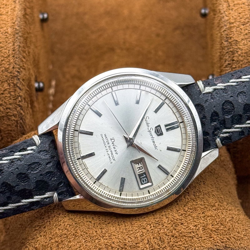 Seiko Seiko - Sportsmatic Deluxe 直輪 (Chokurin) – Straight Circle - No reserve price - 7606-7000 - Men - 1965 vintage watch - image 18