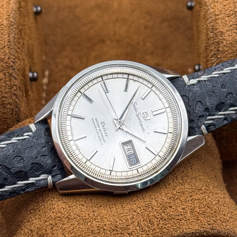 Seiko Seiko - Sportsmatic Deluxe 直輪 (Chokurin) – Straight Circle - No reserve price - 7606-7000 - Men - 1965 vintage watch - image 19