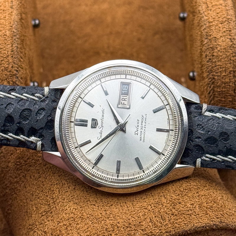 Seiko Seiko - Sportsmatic Deluxe 直輪 (Chokurin) – Straight Circle - No reserve price - 7606-7000 - Men - 1965 vintage watch - image 20