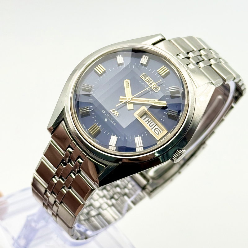 Seiko Seiko - LM "Deep Blue Sunburst" [Near-Mint] 志光 (Shikō) – Light of Ambition - No Reserve Price - 5606-7260 - Men - 1972 vintage watch - image 8