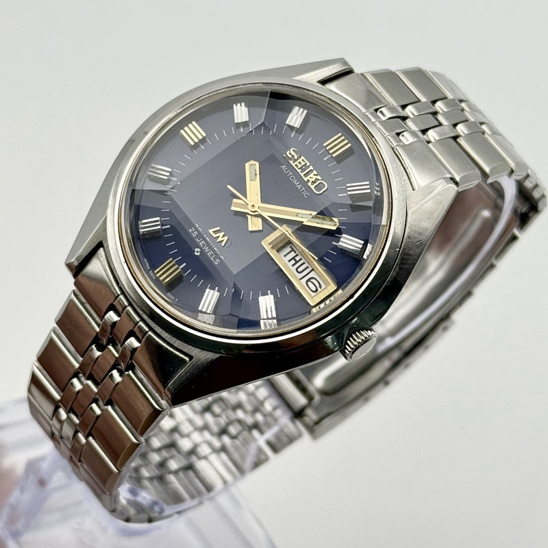 Seiko Seiko - LM "Deep Blue Sunburst" [Near-Mint] 志光 (Shikō) – Light of Ambition - No Reserve Price - 5606-7260 - Men - 1972 vintage watch - image 9
