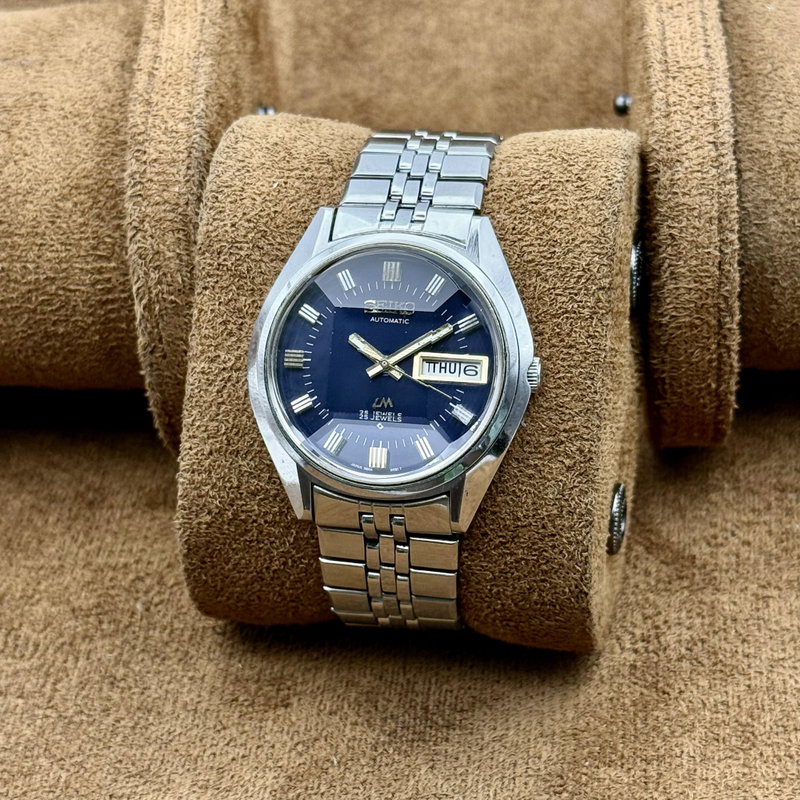 Seiko Seiko - LM "Deep Blue Sunburst" [Near-Mint] 志光 (Shikō) – Light of Ambition - No Reserve Price - 5606-7260 - Men - 1972 vintage watch - image 10