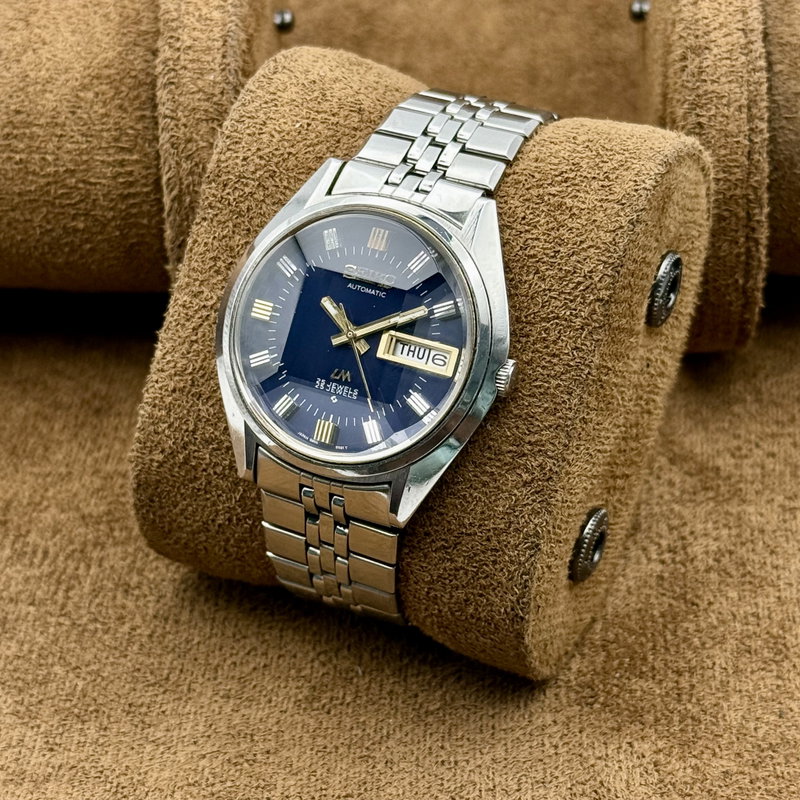 Seiko Seiko - LM "Deep Blue Sunburst" [Near-Mint] 志光 (Shikō) – Light of Ambition - No Reserve Price - 5606-7260 - Men - 1972 vintage watch - image 11