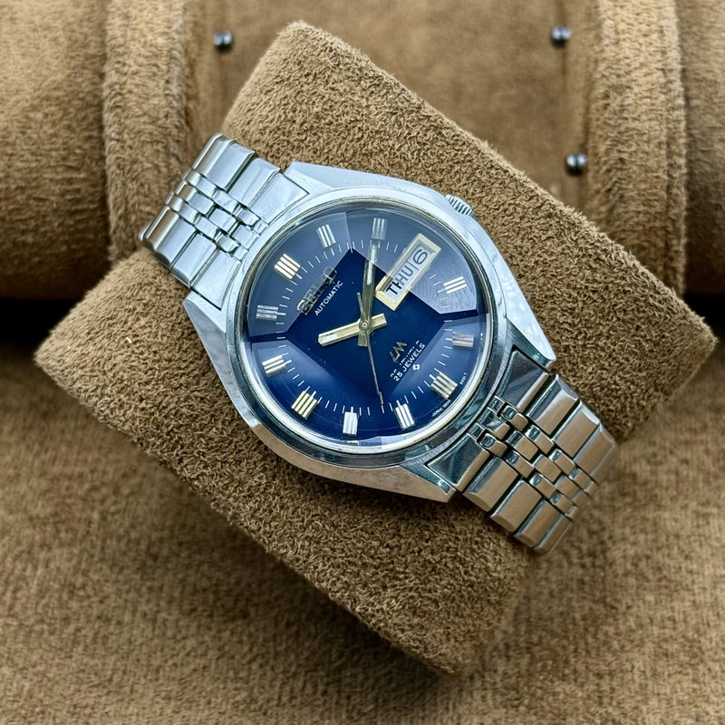 Seiko Seiko - LM "Deep Blue Sunburst" [Near-Mint] 志光 (Shikō) – Light of Ambition - No Reserve Price - 5606-7260 - Men - 1972 vintage watch - image 13