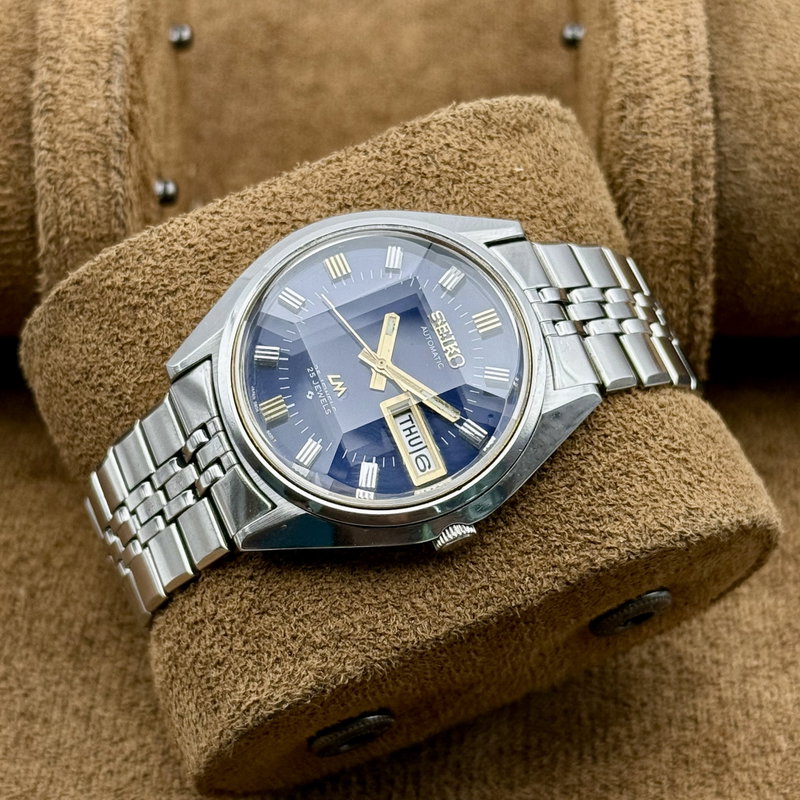 Seiko Seiko - LM "Deep Blue Sunburst" [Near-Mint] 志光 (Shikō) – Light of Ambition - No Reserve Price - 5606-7260 - Men - 1972 vintage watch - image 14