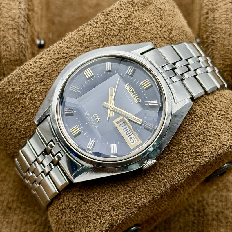 Seiko Seiko - LM "Deep Blue Sunburst" [Near-Mint] 志光 (Shikō) – Light of Ambition - No Reserve Price - 5606-7260 - Men - 1972 vintage watch - image 15