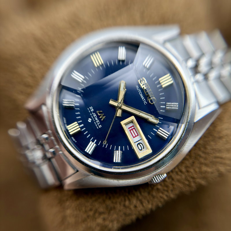 Seiko Seiko - LM "Deep Blue Sunburst" [Near-Mint] 志光 (Shikō) – Light of Ambition - No Reserve Price - 5606-7260 - Men - 1972 vintage watch - image 19