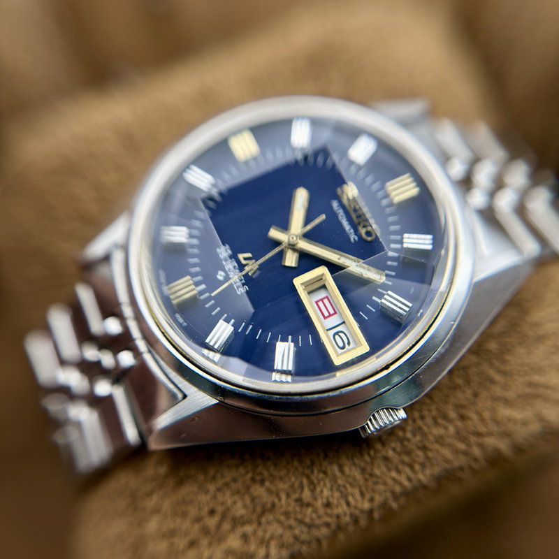 Seiko Seiko - LM "Deep Blue Sunburst" [Near-Mint] 志光 (Shikō) – Light of Ambition - No Reserve Price - 5606-7260 - Men - 1972 vintage watch - image 21
