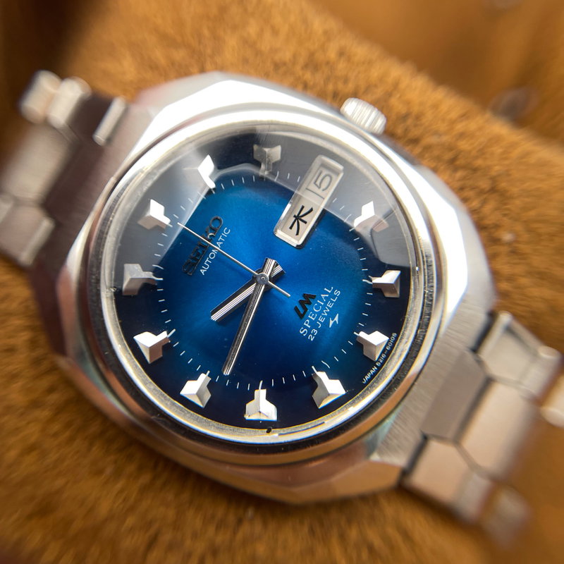 Seiko Seiko - LM Special "Metallic Blue Sunburst" [Near-Mint] - 5216-6000 - Men - 1973 vintage watch - image 11