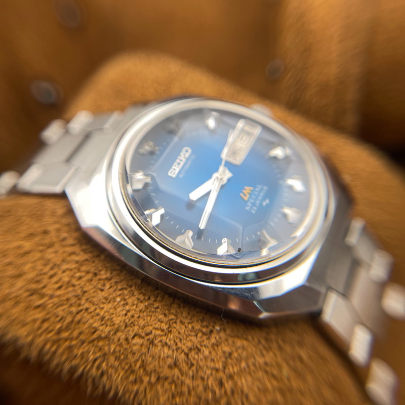 Seiko Seiko - LM Special "Metallic Blue Sunburst" [Near-Mint] - 5216-6000 - Men - 1973 vintage watch - image 13