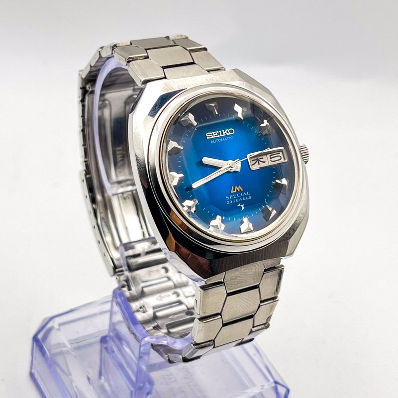 Seiko Seiko - LM Special "Metallic Blue Sunburst" [Near-Mint] - 5216-6000 - Men - 1973 vintage watch - image 21