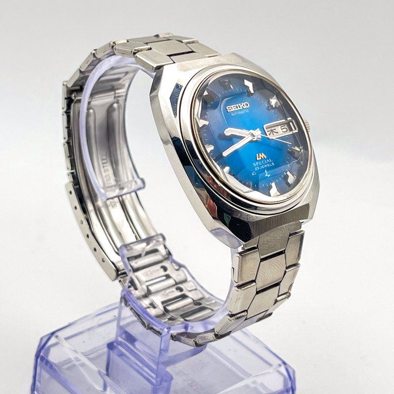Seiko Seiko - LM Special "Metallic Blue Sunburst" [Near-Mint] - 5216-6000 - Men - 1973 vintage watch - image 22