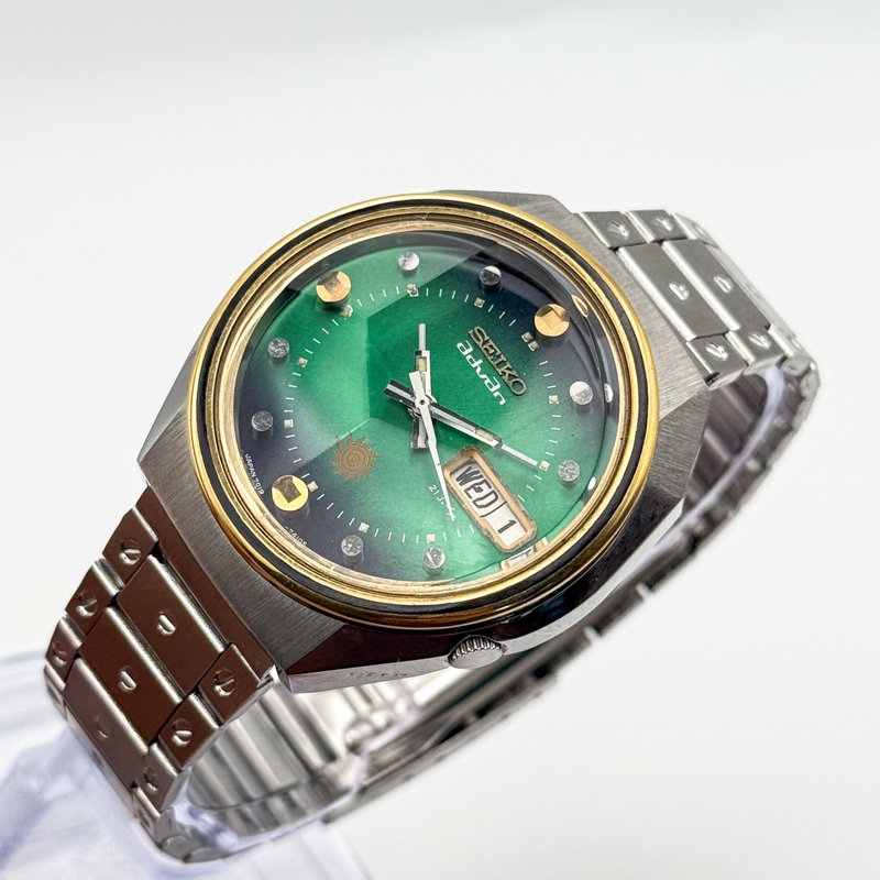 Seiko Seiko - Advan [Near-Mint] 翠王 (Suiō) – Emerald King - No Reserve Price - 7019-5050 - Men - 1974 vintage watch - image 9