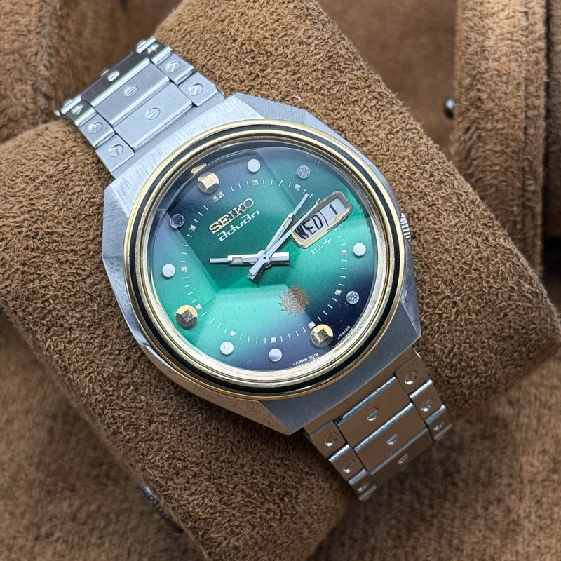 Seiko Seiko - Advan [Near-Mint] 翠王 (Suiō) – Emerald King - No Reserve Price - 7019-5050 - Men - 1974 vintage watch - image 14
