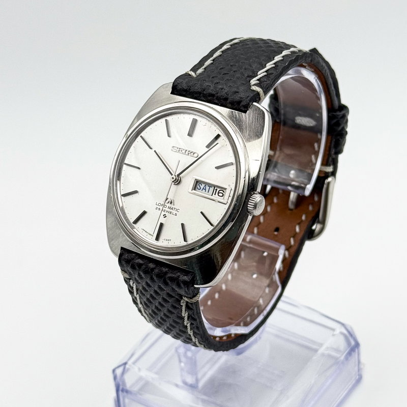 Seiko Seiko - Lord Matic 白絹 (Hakukin) – White Silk - No Reserve Price - 5606-7130 - Men - 1970 vintage watch - image 2