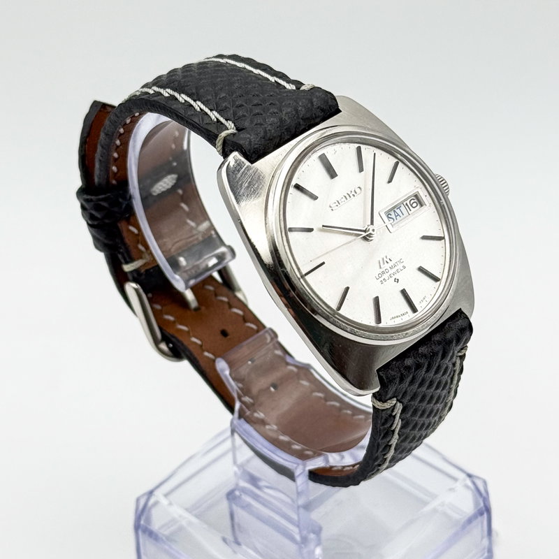 Seiko Seiko - Lord Matic 白絹 (Hakukin) – White Silk - No Reserve Price - 5606-7130 - Men - 1970 vintage watch - image 5