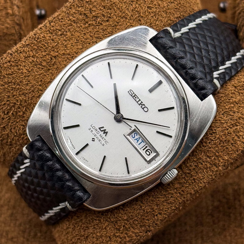 Seiko Seiko - Lord Matic 白絹 (Hakukin) – White Silk - No Reserve Price - 5606-7130 - Men - 1970 vintage watch - image 14