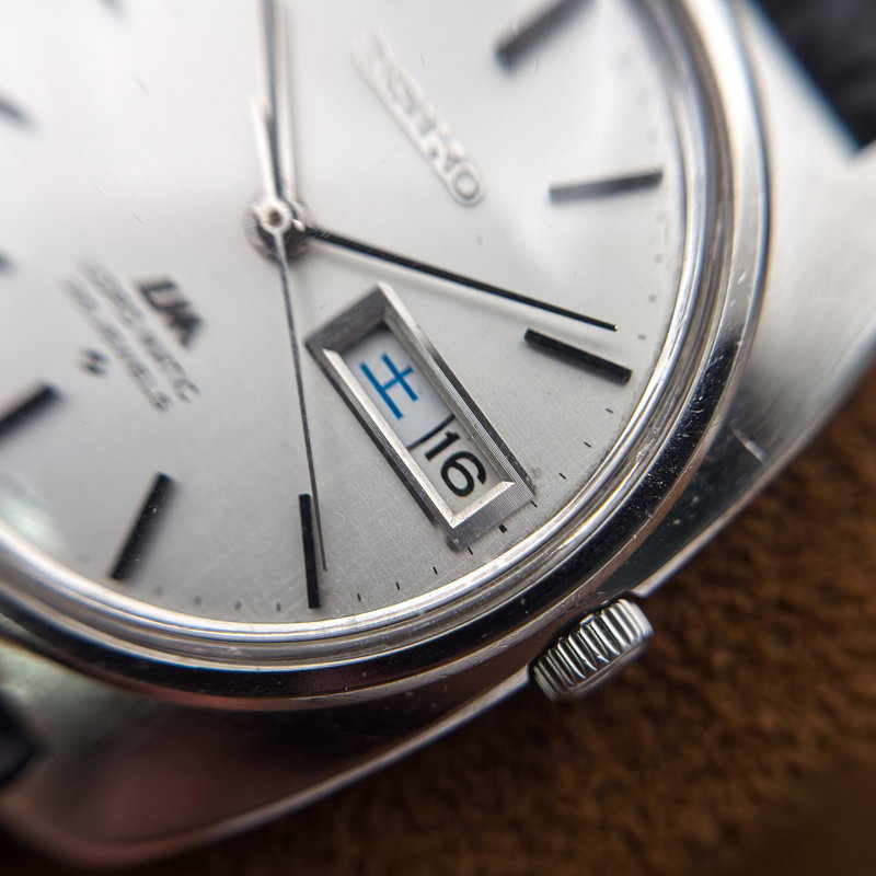 Seiko Seiko - Lord Matic 白絹 (Hakukin) – White Silk - No Reserve Price - 5606-7130 - Men - 1970 vintage watch - image 16