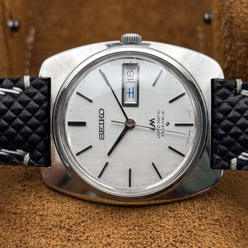 Seiko Seiko - Lord Matic 白絹 (Hakukin) – White Silk - No Reserve Price - 5606-7130 - Men - 1970 vintage watch - image 21