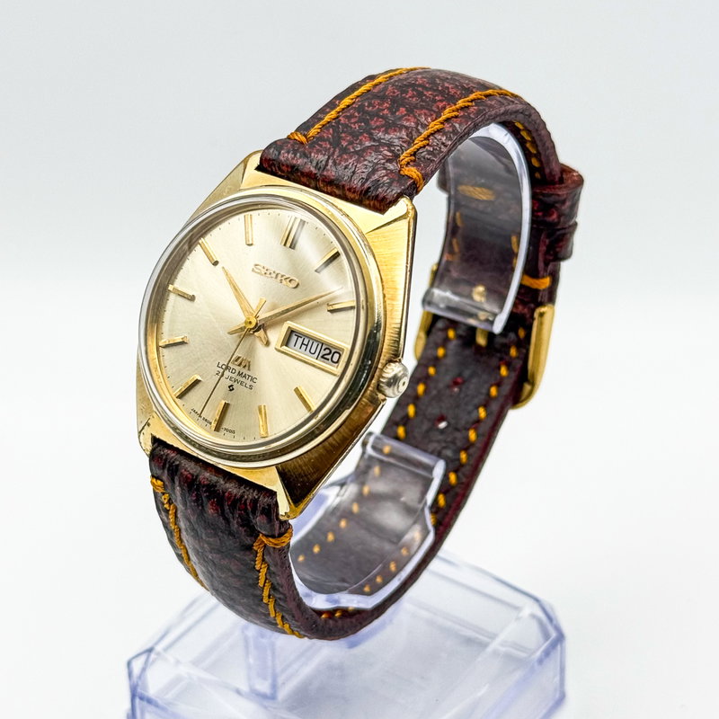 Seiko Seiko - Lord Matic 時葉 (Jiyō) – Leaves of Time - No reserve price - 5606-7000 - Men - 1970-1979  vintage watch - image 2