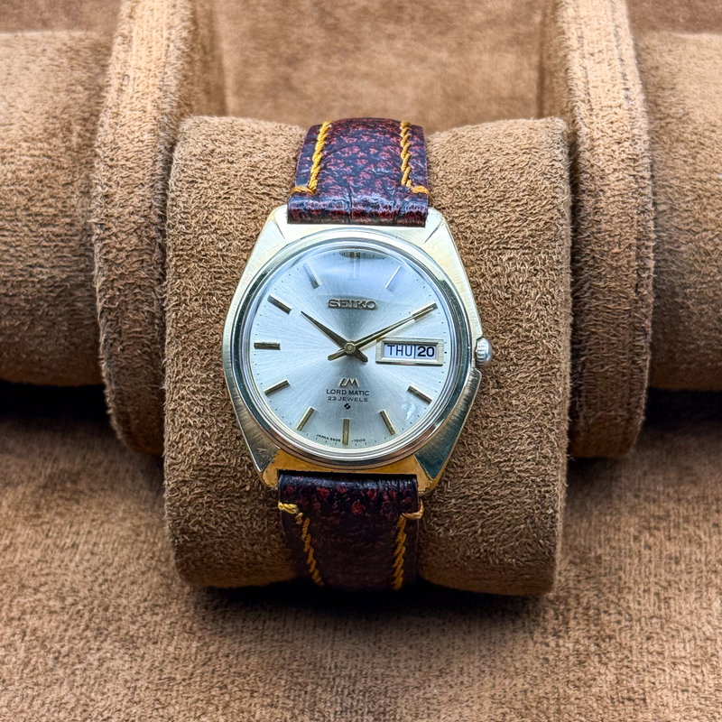 Seiko Seiko - Lord Matic 時葉 (Jiyō) – Leaves of Time - No reserve price - 5606-7000 - Men - 1970-1979  vintage watch - image 9
