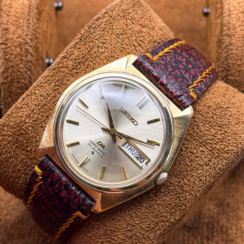 Seiko Seiko - Lord Matic 時葉 (Jiyō) – Leaves of Time - No reserve price - 5606-7000 - Men - 1970-1979  vintage watch - image 14