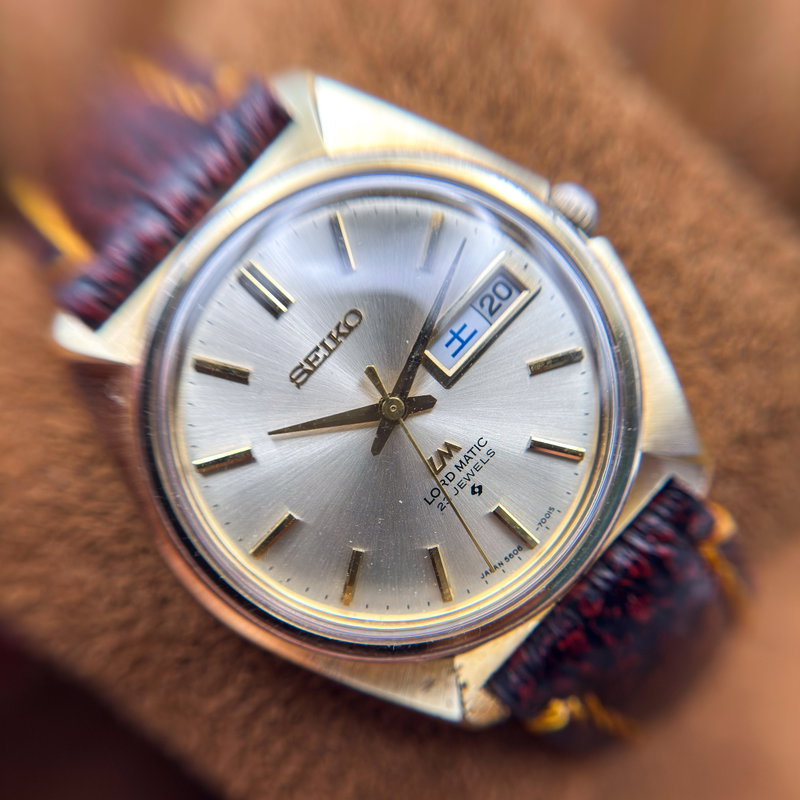 Seiko Seiko - Lord Matic 時葉 (Jiyō) – Leaves of Time - No reserve price - 5606-7000 - Men - 1970-1979  vintage watch - image 20
