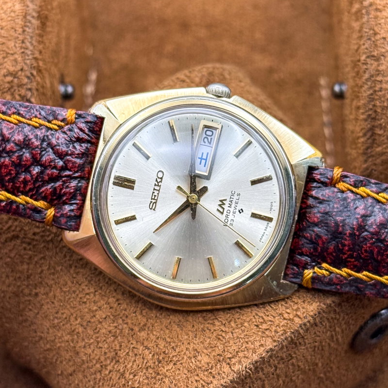 Seiko Seiko - Lord Matic 時葉 (Jiyō) – Leaves of Time - No reserve price - 5606-7000 - Men - 1970-1979  vintage watch - image 23
