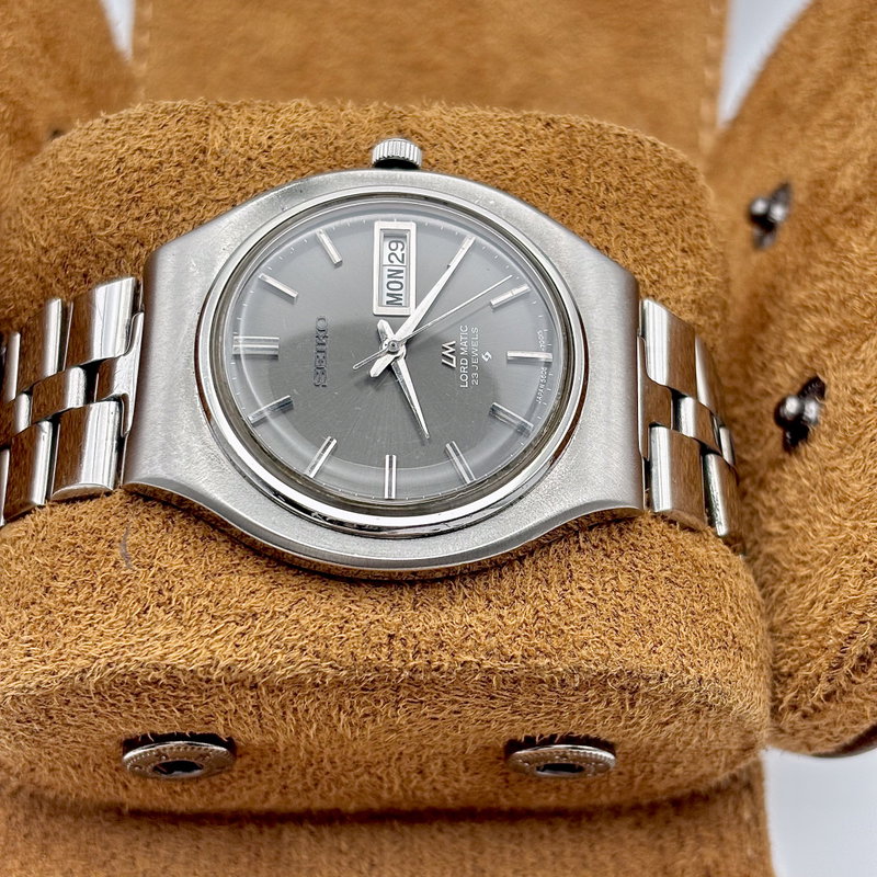 Seiko Seiko - Lord Matic "Grey Sunburst" 淡影 (Tan’ei) – Faint Shadow - No Reserve Price - 5606-7120 - Men - 1969 vintage watch - image 6