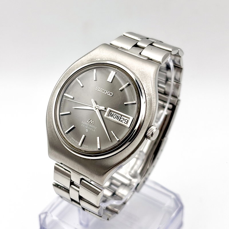 Seiko Seiko - Lord Matic "Grey Sunburst" 淡影 (Tan’ei) – Faint Shadow - No Reserve Price - 5606-7120 - Men - 1969 vintage watch - image 16