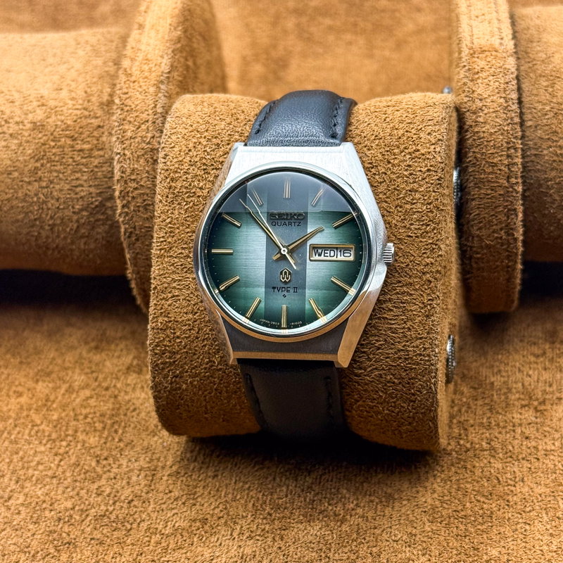Seiko Seiko - Type II Quartz "Radiant Green Sunburst" [Near-Mint] - No reserve price - Men - 1976 vintage watch - image 3