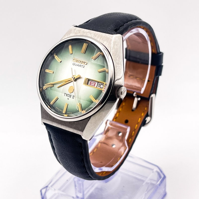 Seiko Seiko - Type II Quartz "Radiant Green Sunburst" [Near-Mint] - No reserve price - Men - 1976 vintage watch - image 20