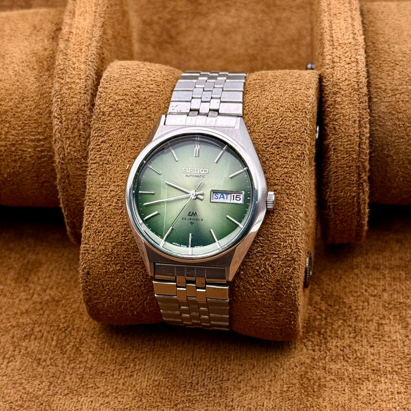 Seiko Seiko - Seiko LM "Vibrant Green Sunburst" - Ingen mindstepris - 5606-8130 - Men - 1975 vintage watch - image 8