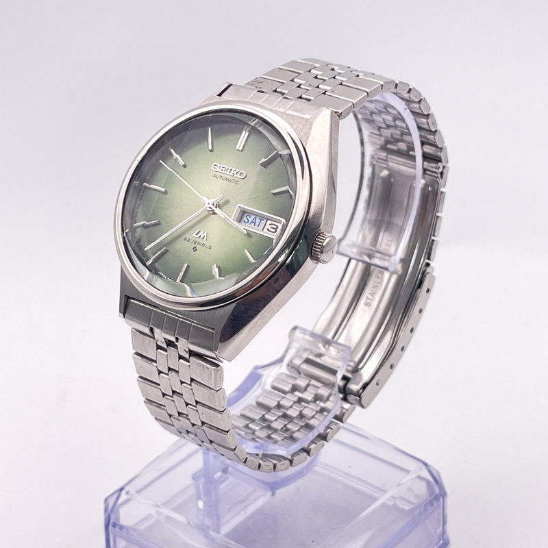 Seiko Seiko - Seiko LM "Vibrant Green Sunburst" - Ingen mindstepris - 5606-8130 - Men - 1975 vintage watch - image 23