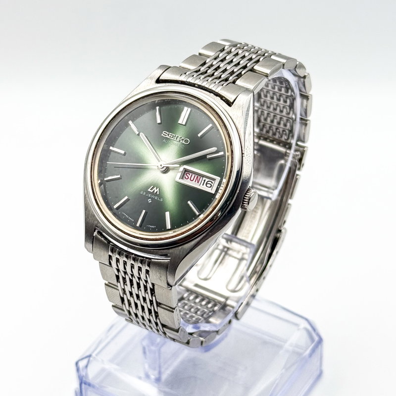 Seiko Seiko - LM "Gradient Green Starburst" 光輪 (Kōrin) – Halo of Light - No reserve price - 5606-7071 - Men - 1972 vintage watch - image 3