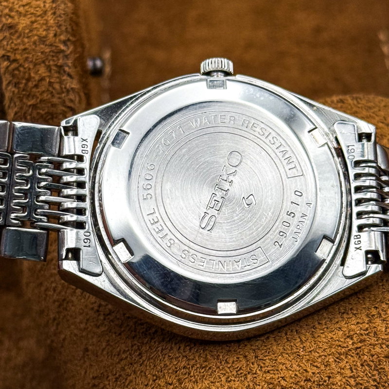 Seiko Seiko - LM "Gradient Green Starburst" 光輪 (Kōrin) – Halo of Light - No reserve price - 5606-7071 - Men - 1972 vintage watch - image 26
