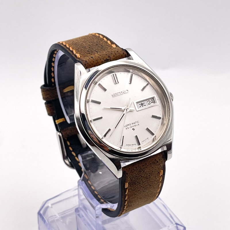 Seiko Seiko - Lord Matic [Near-Mint] 光律 (Kōritsu) – Rhythm of Light - Ingen mindstepris - 5606-7070 - Men - 1968 vintage watch - image 1