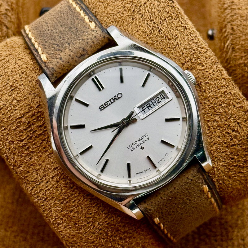 Seiko Seiko - Lord Matic [Near-Mint] 光律 (Kōritsu) – Rhythm of Light - Ingen mindstepris - 5606-7070 - Men - 1968 vintage watch - image 3