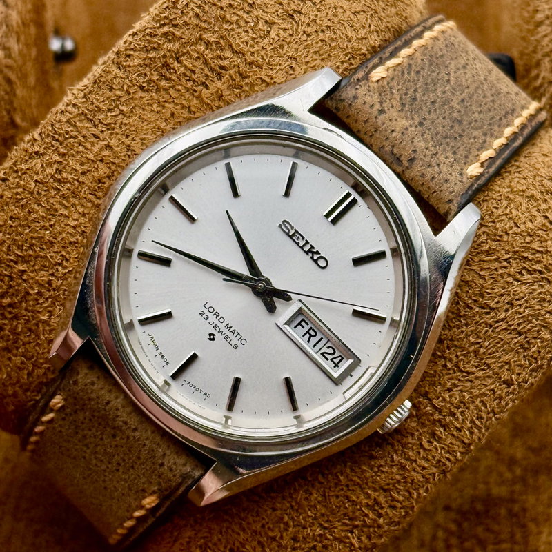 Seiko Seiko - Lord Matic [Near-Mint] 光律 (Kōritsu) – Rhythm of Light - Ingen mindstepris - 5606-7070 - Men - 1968 vintage watch - image 4