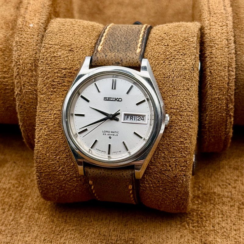 Seiko Seiko - Lord Matic [Near-Mint] 光律 (Kōritsu) – Rhythm of Light - Ingen mindstepris - 5606-7070 - Men - 1968 vintage watch - image 7