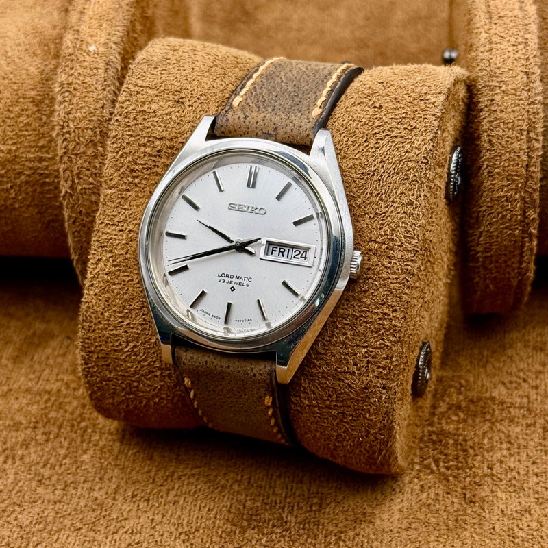 Seiko Seiko - Lord Matic [Near-Mint] 光律 (Kōritsu) – Rhythm of Light - Ingen mindstepris - 5606-7070 - Men - 1968 vintage watch - image 8
