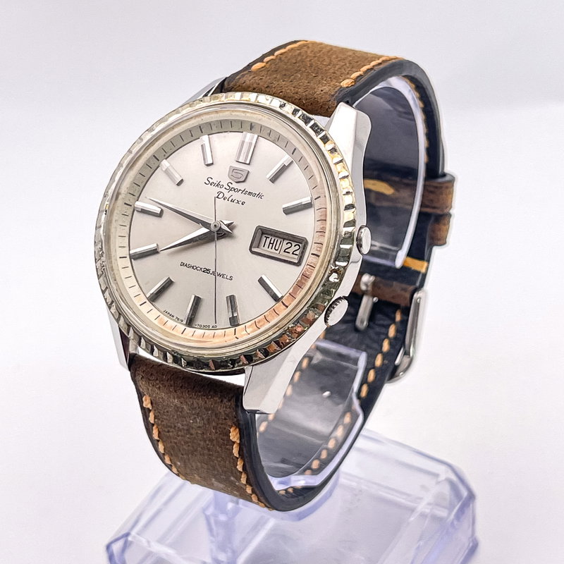 Seiko Seiko - Sportsmatic Deluxe 5 遥音 (Harune) – Distant Sound - No Reserve Price - 7619-7050 - Men - 1967 vintage watch - image 1