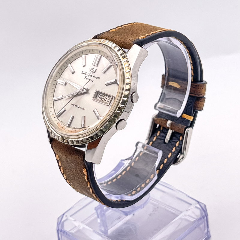 Seiko Seiko - Sportsmatic Deluxe 5 遥音 (Harune) – Distant Sound - No Reserve Price - 7619-7050 - Men - 1967 vintage watch - image 2