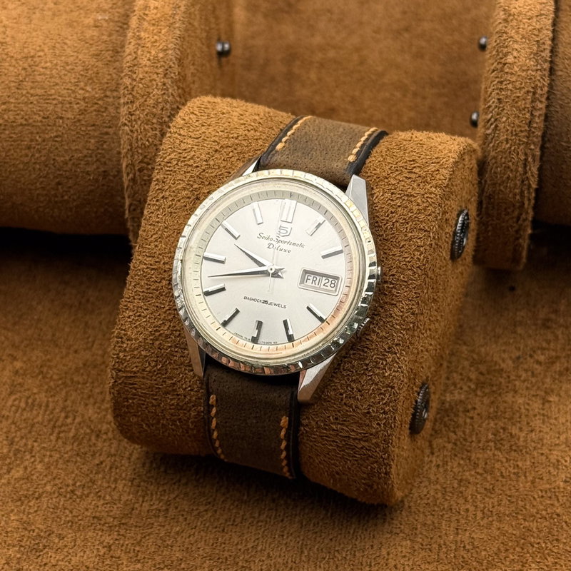 Seiko Seiko - Sportsmatic Deluxe 5 遥音 (Harune) – Distant Sound - No Reserve Price - 7619-7050 - Men - 1967 vintage watch - image 14