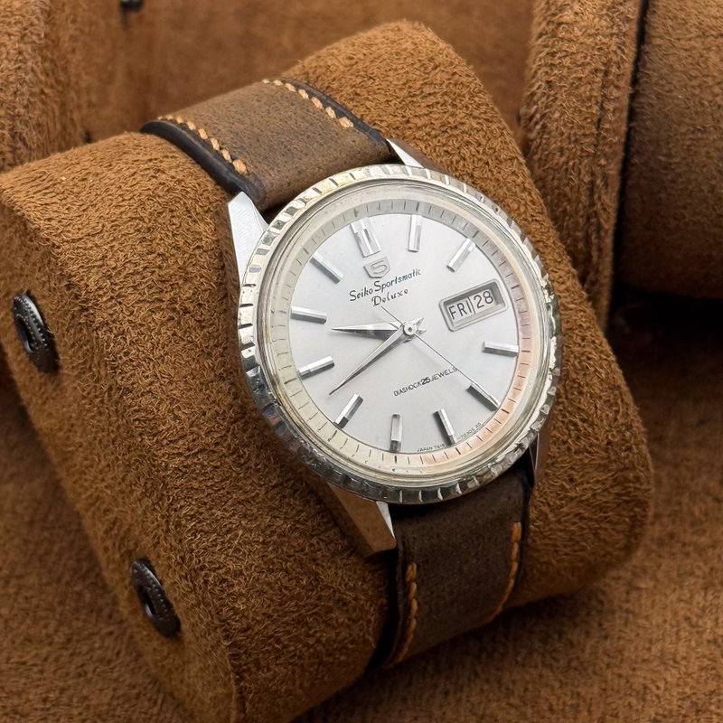 Seiko Seiko - Sportsmatic Deluxe 5 遥音 (Harune) – Distant Sound - No Reserve Price - 7619-7050 - Men - 1967 vintage watch - image 19